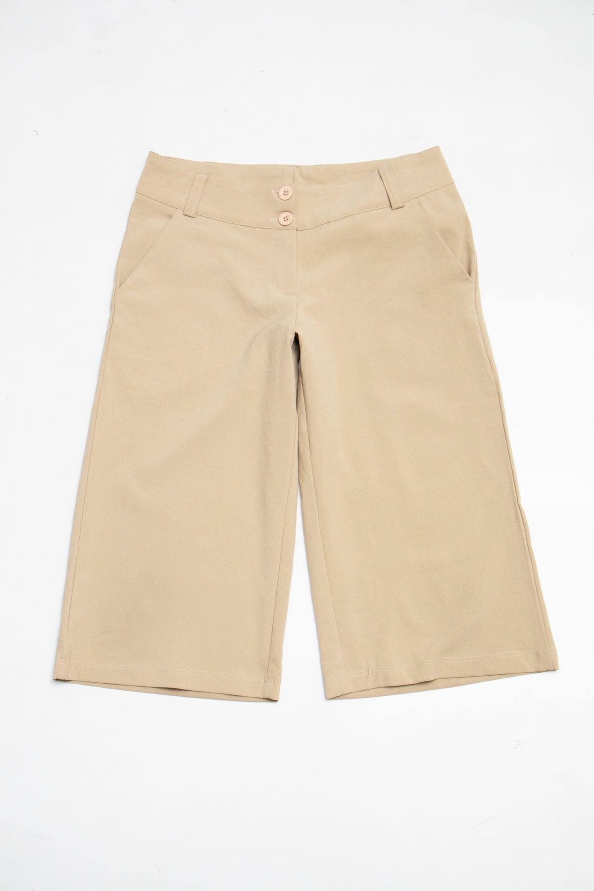 #086 Pony Tail Capris Beige | c. 209 | Size 8