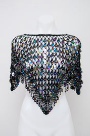 #157 Poncho Black | c. 210 | Size