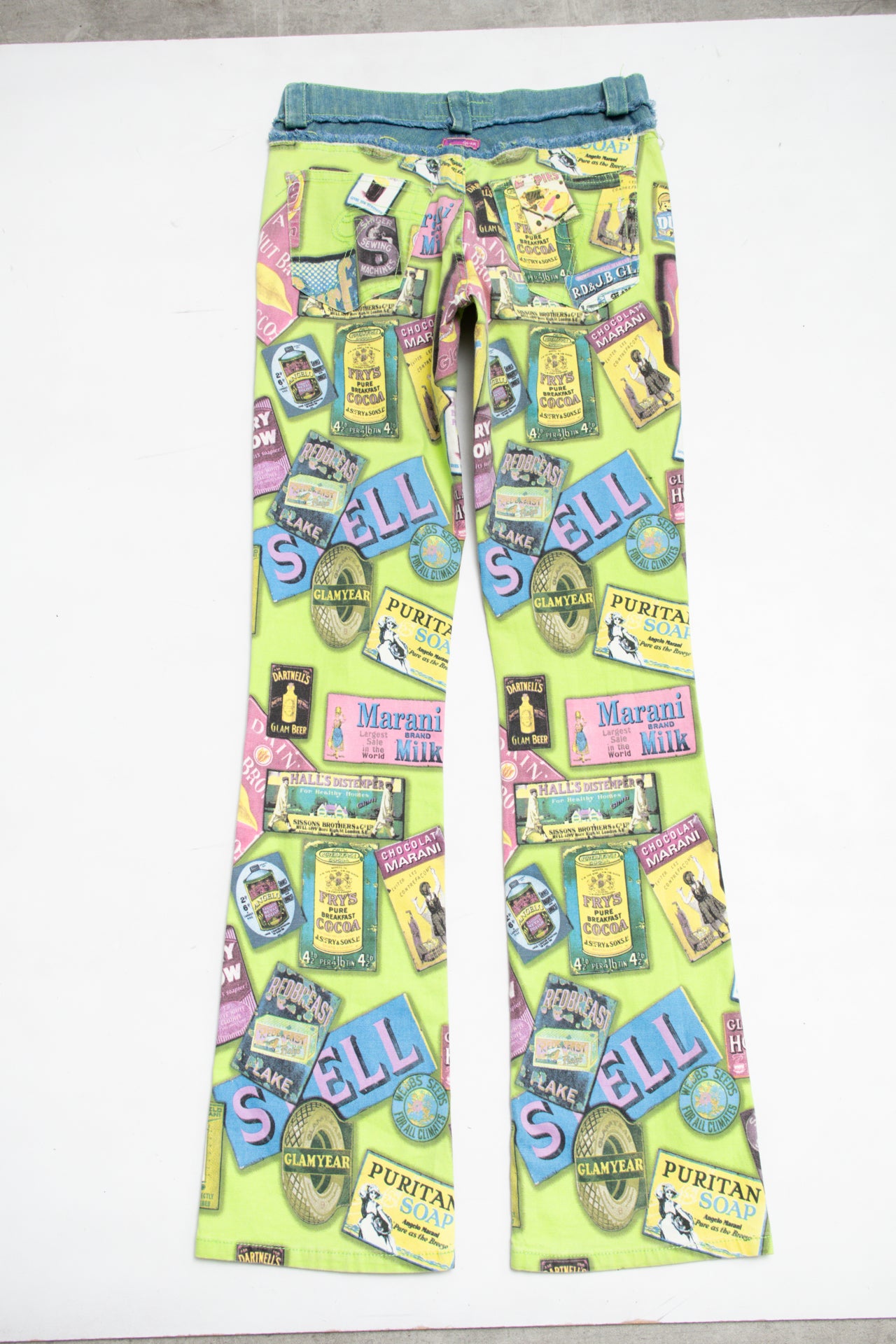 #115 Angelo Marani Glam Pants Green | c. 183 | Size 6