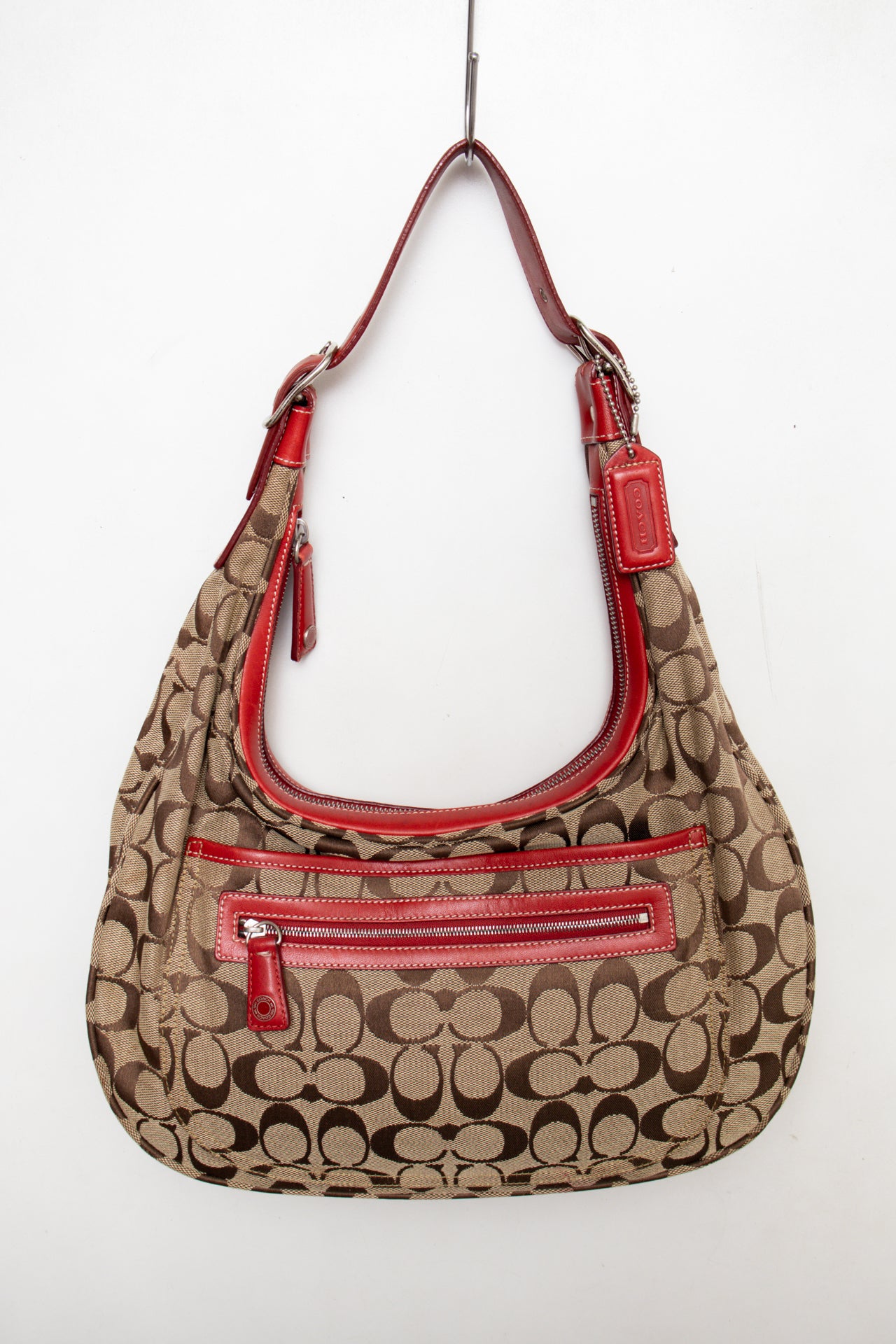 #199 Coach Shoulder Bag Brown | c. 190 | Size