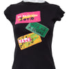 #044 Jennyfer T-shirt Black | c. 204 | Size 8