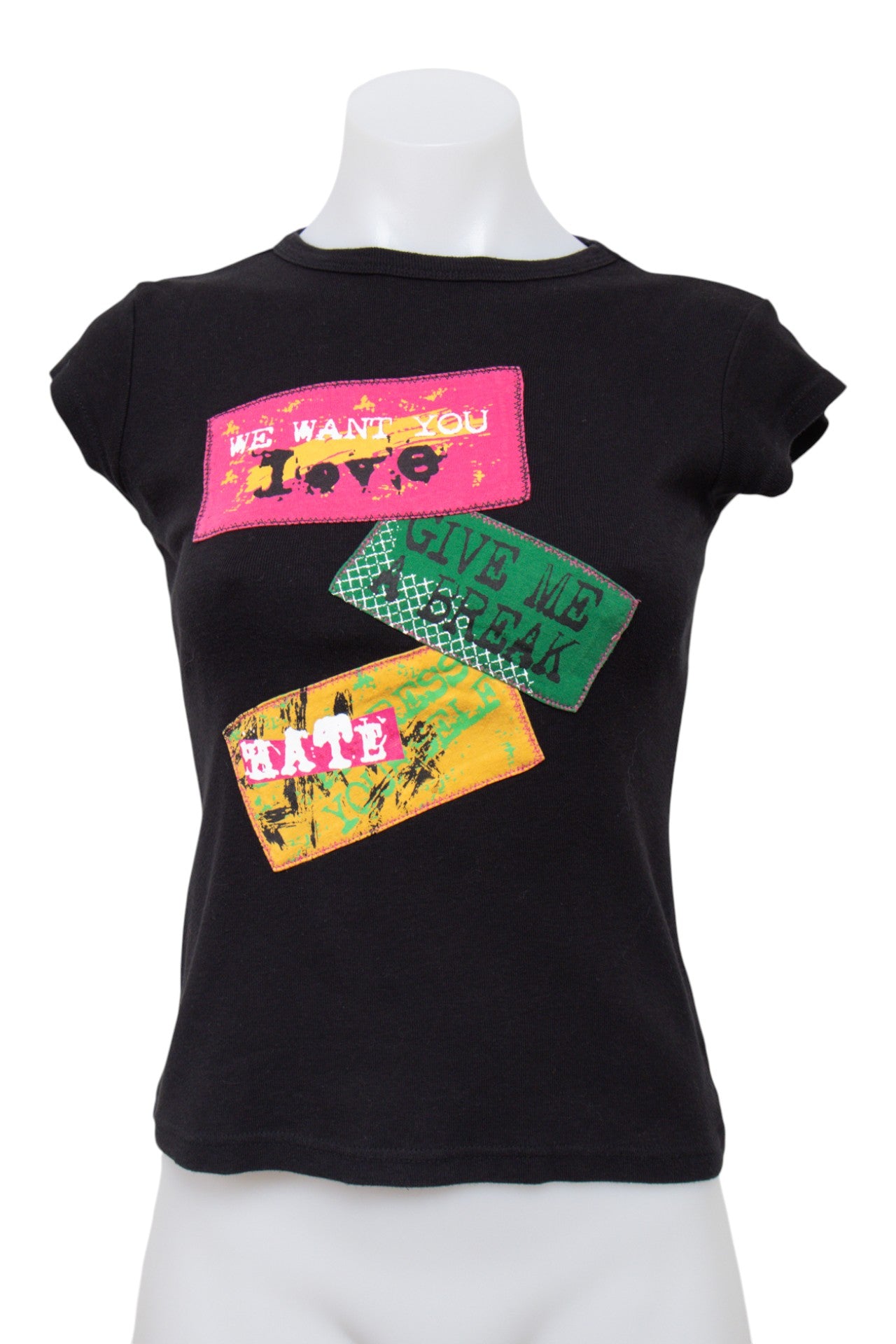 #044 Jennyfer T-shirt Black | c. 204 | Size 8