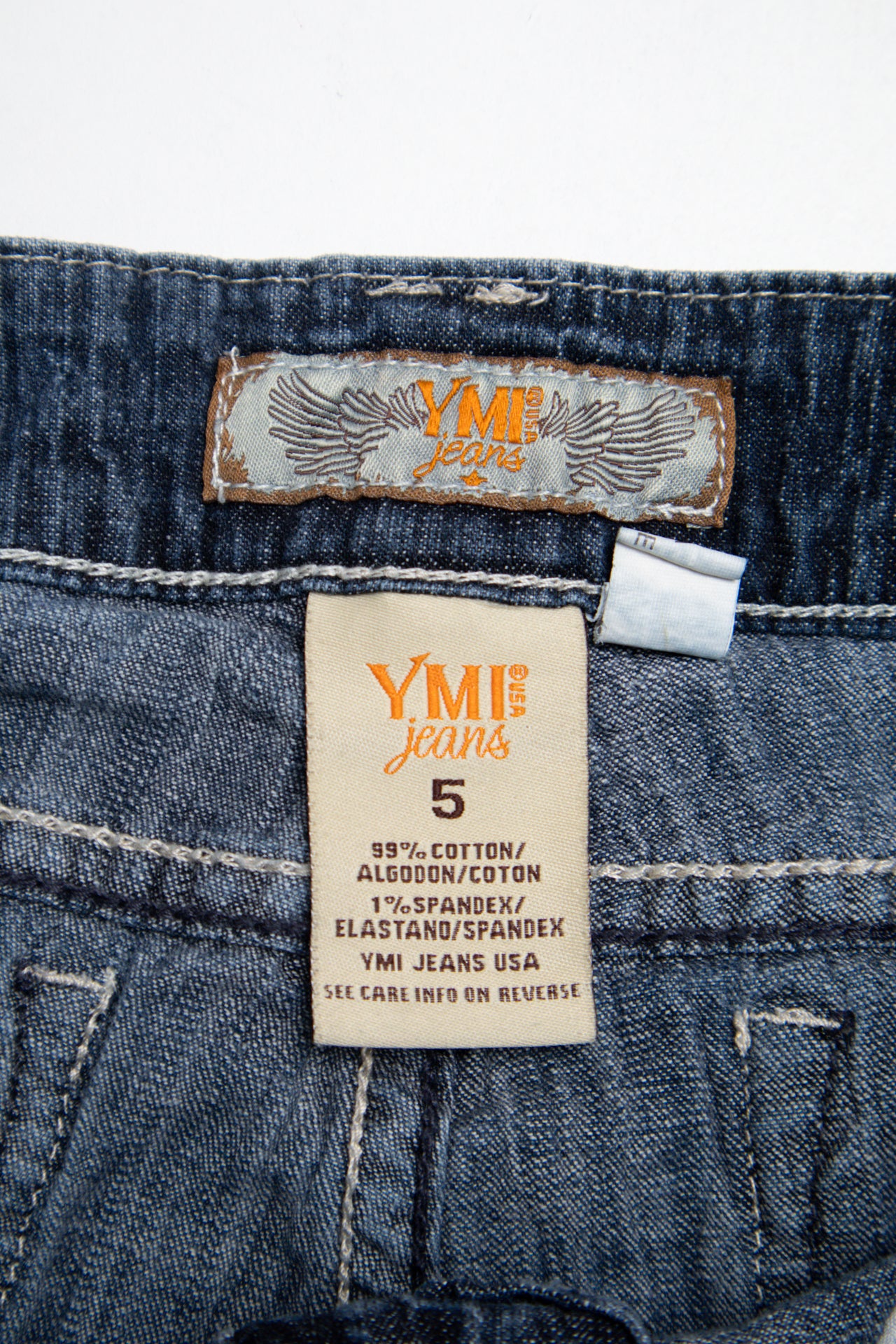 #098 Ymi Jeans Denim Shorts Blue | c. 201 | Size 6