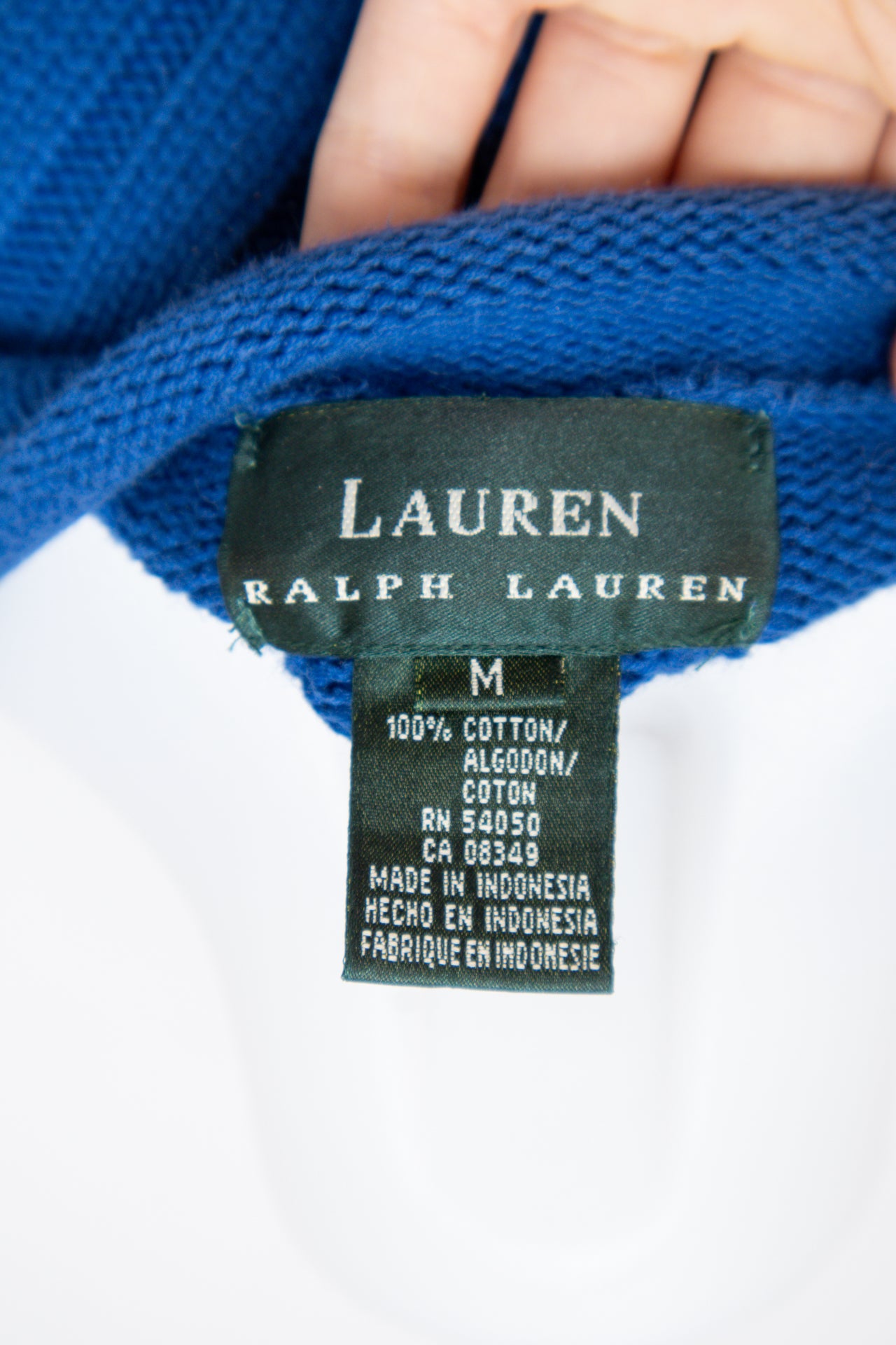 #116 Lauren Ralph Lauren T-shirt Blue | c. 195 | Size 12