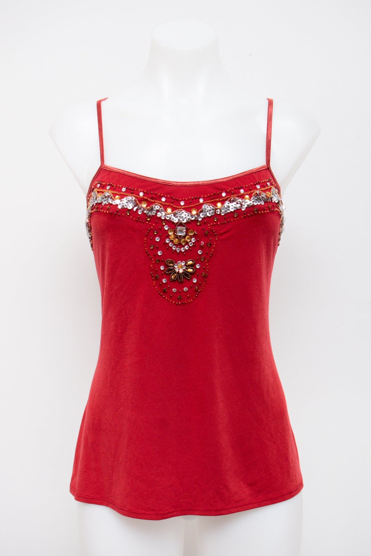 #13 Le Chateau Cami Top Red | c. 196 | Size 12