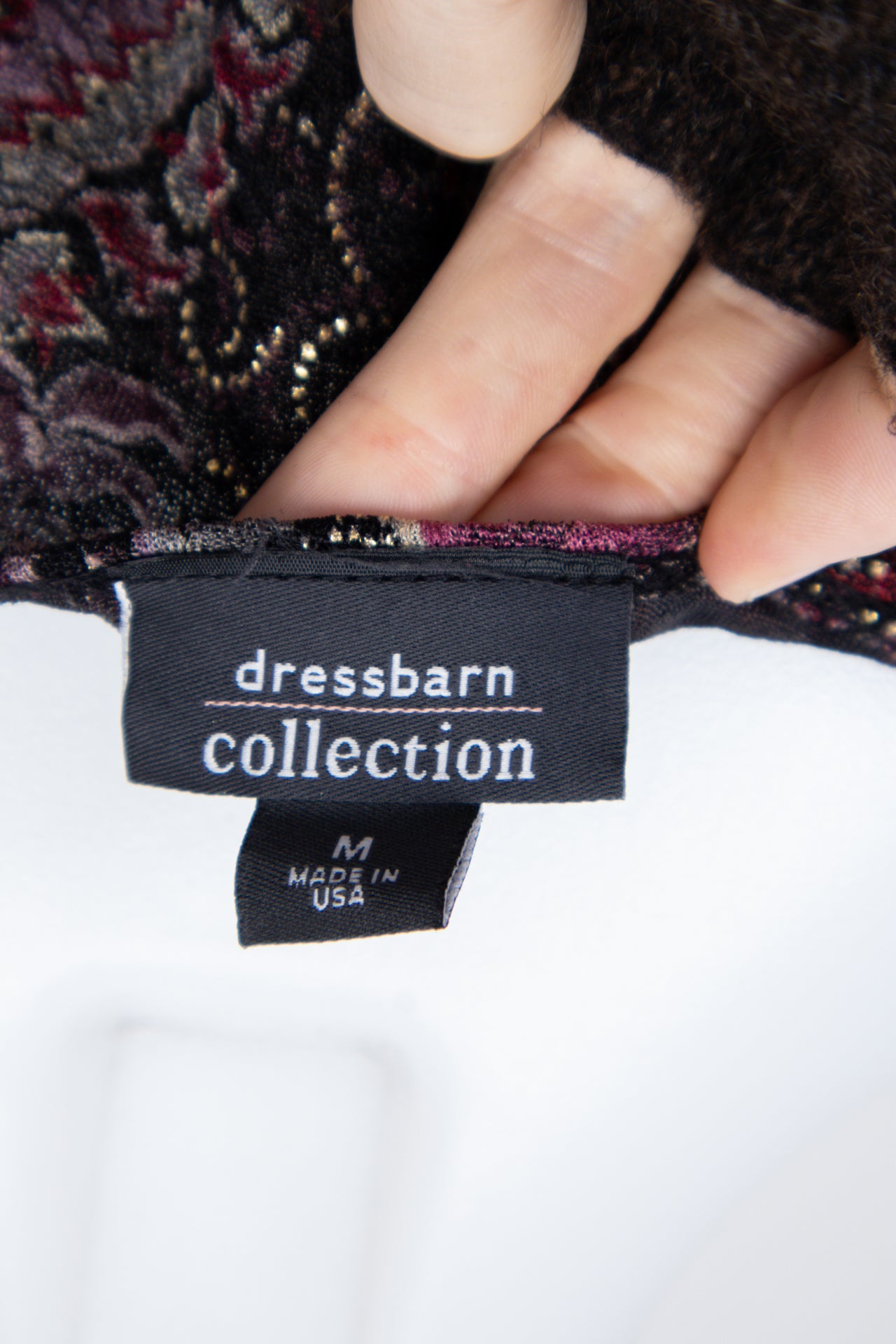 #081 Dressbarn Collection Top Black | c. 200 | Size 8