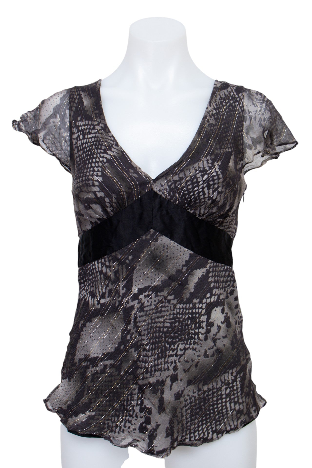 #069 Express Design Studio T-shirt Black | c. 200 | Size 8