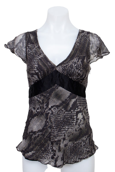#069 Express Design Studio T-shirt Black | c. 200 | Size 8