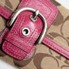 # Coach Wallet Pink | c. 205 | Size