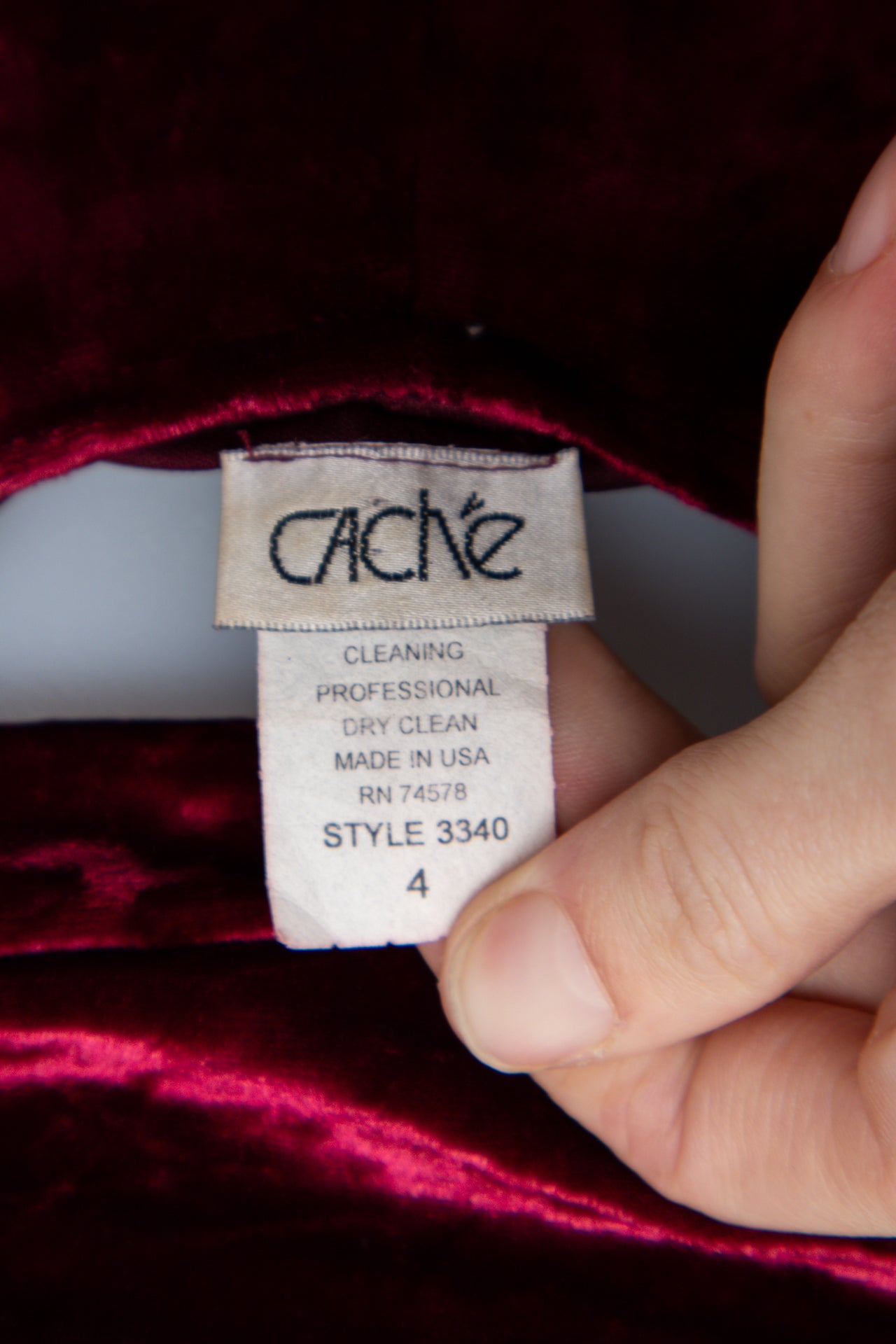 #102 Cache Dress Red | c. 193 | Size 8/10