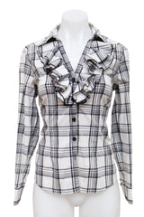 #67 Spense Button-Up White | c. 194 | Size 8