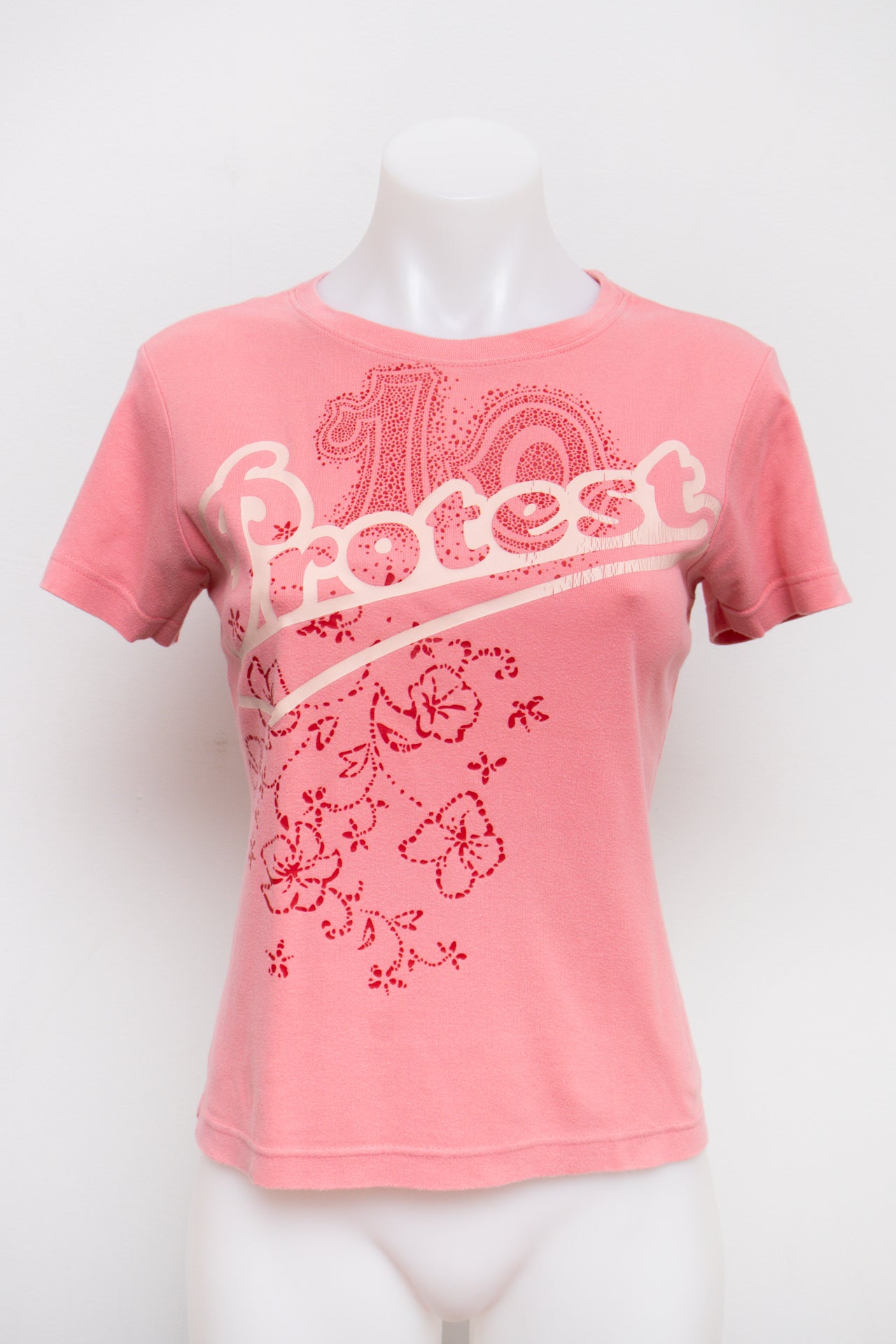 #85 Protest T-shirt Pink | c. 193 | Size 14