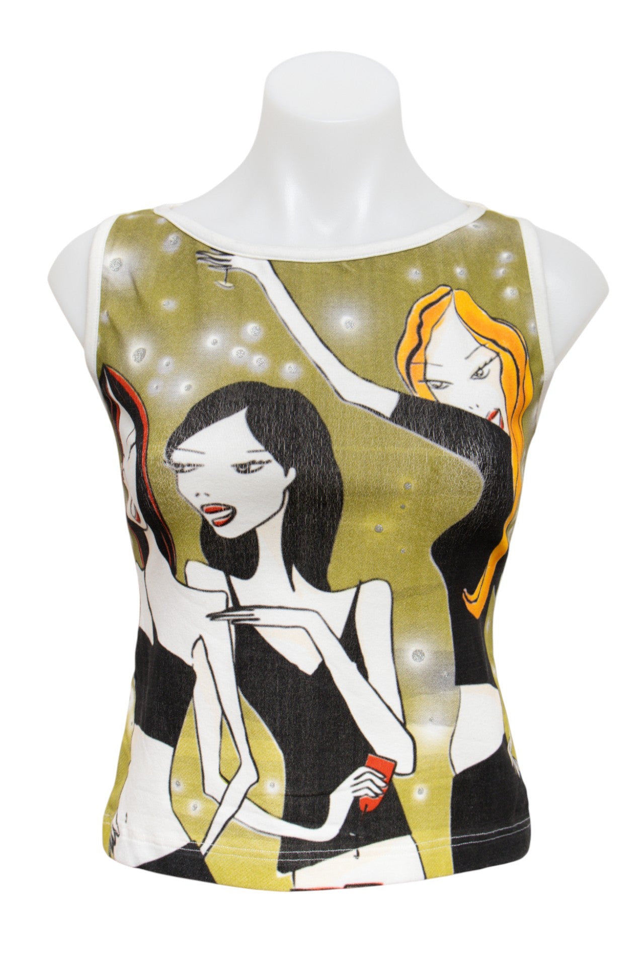 #60 Etni-s Tank Top White | c. 193 | Size 10/12