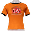 #51 Nik-Nak Design T-shirt Orange | c. 195 | Size 6/8/10