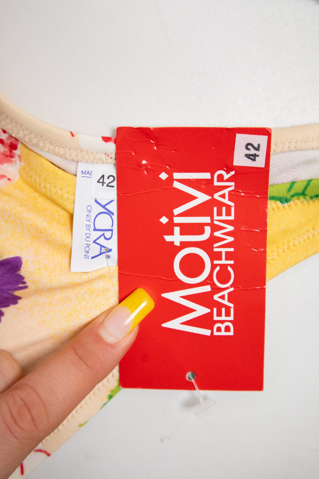#036 Motivi Beachwear Bikini Yellow | c. 213 | Size 8