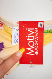 #036 Motivi Beachwear Bikini Yellow | c. 213 | Size 8