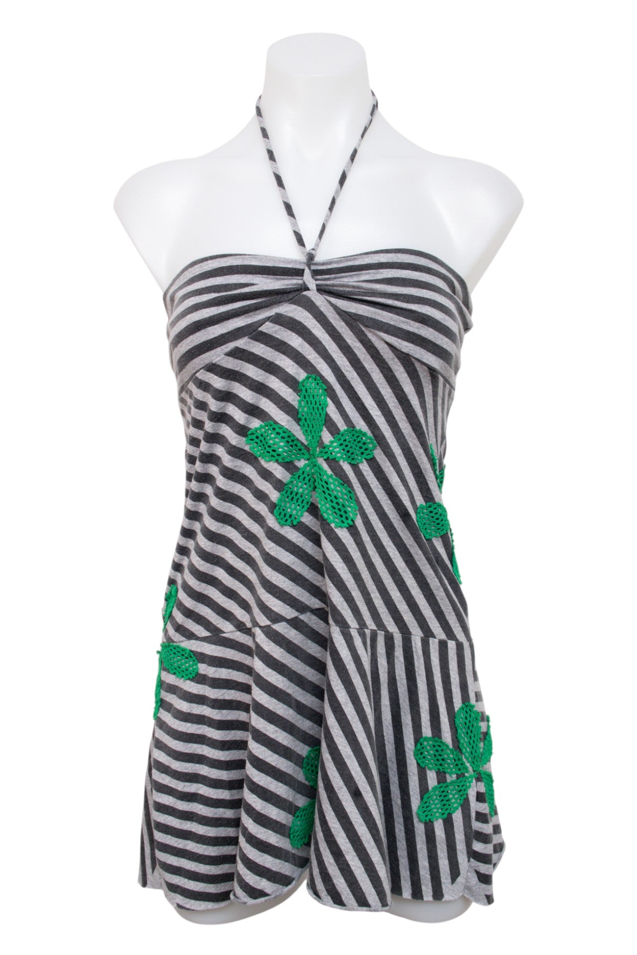 #099 Halter Top Gray | c. 206 | Size 8