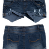 #162 Blue Asphalt Shorts Blue | c. 200 | Size 8