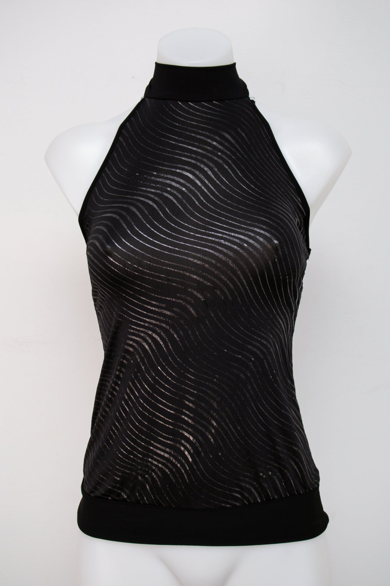 #038 Celine By Champion Halter Top Black | c. 199 | Size 8