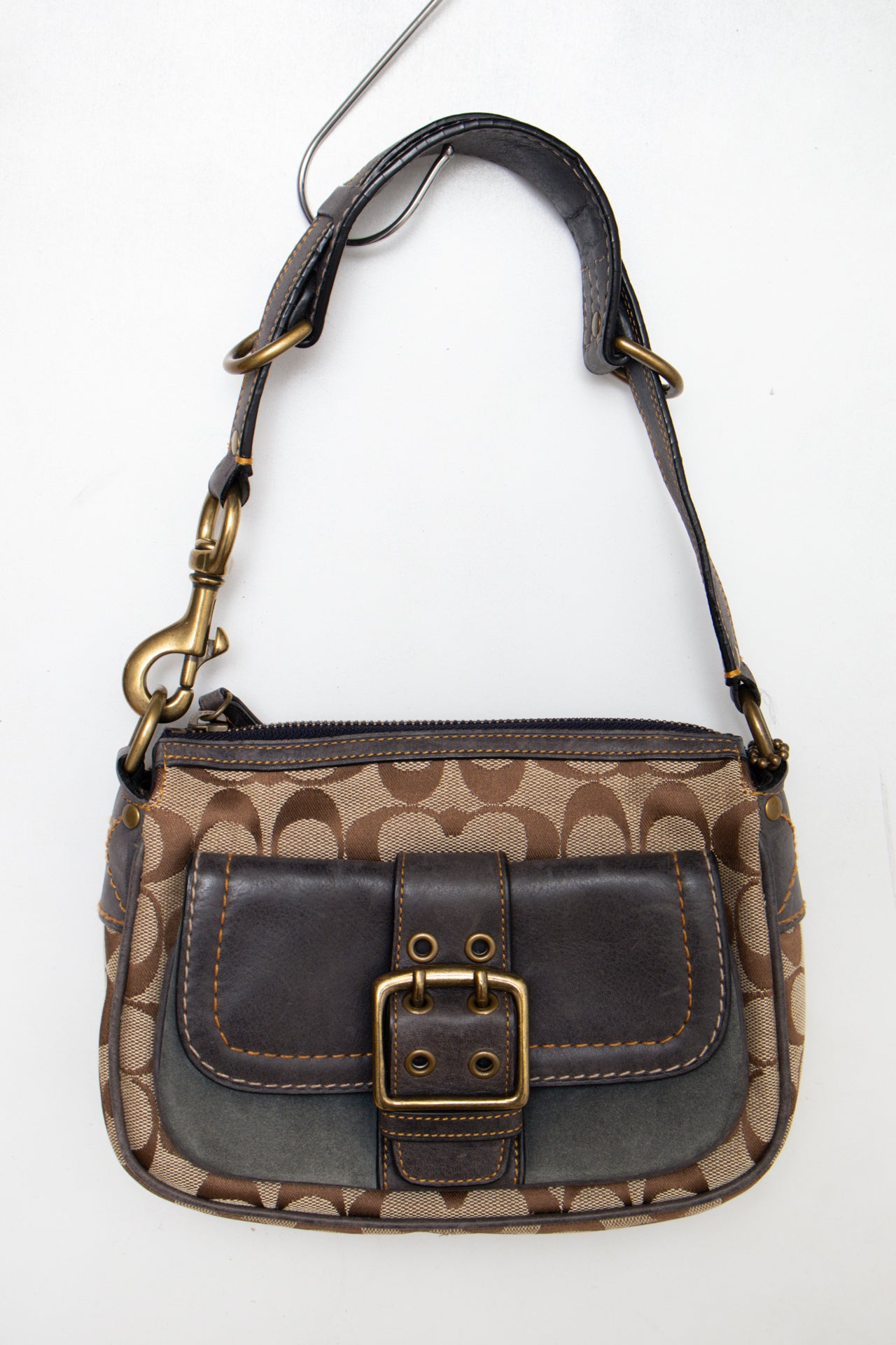 #152 Coach Shoulder Bag Brown | c. 187 | Size