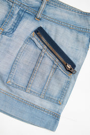 #74 Pepe Jeans London Mini Skirt Blue | c. 179 | Size 10