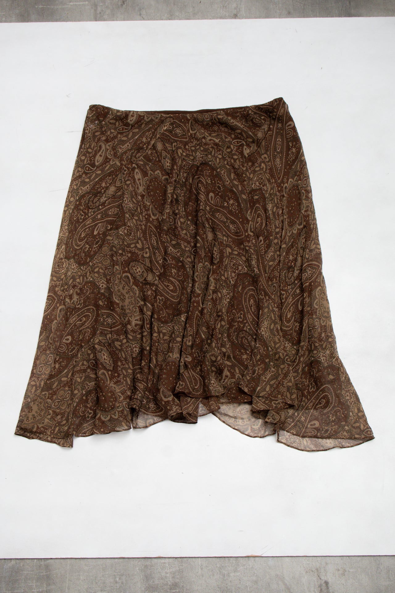 #165 Lauren Ralph Lauren Skirt Brown | c. 197 | Size 14