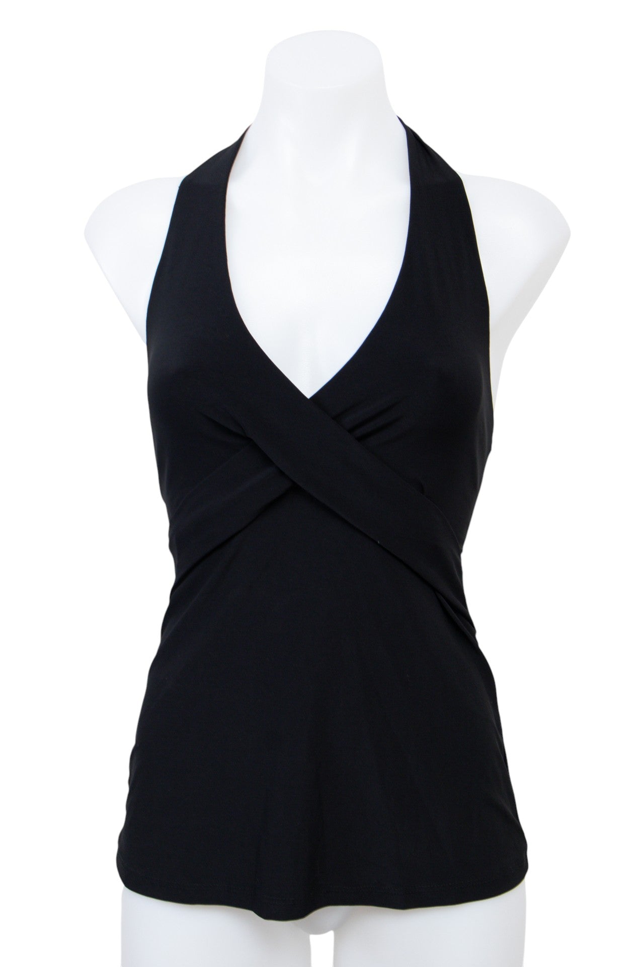 #066 Vol.1 Halter Top Black | c. 207 | Size 8