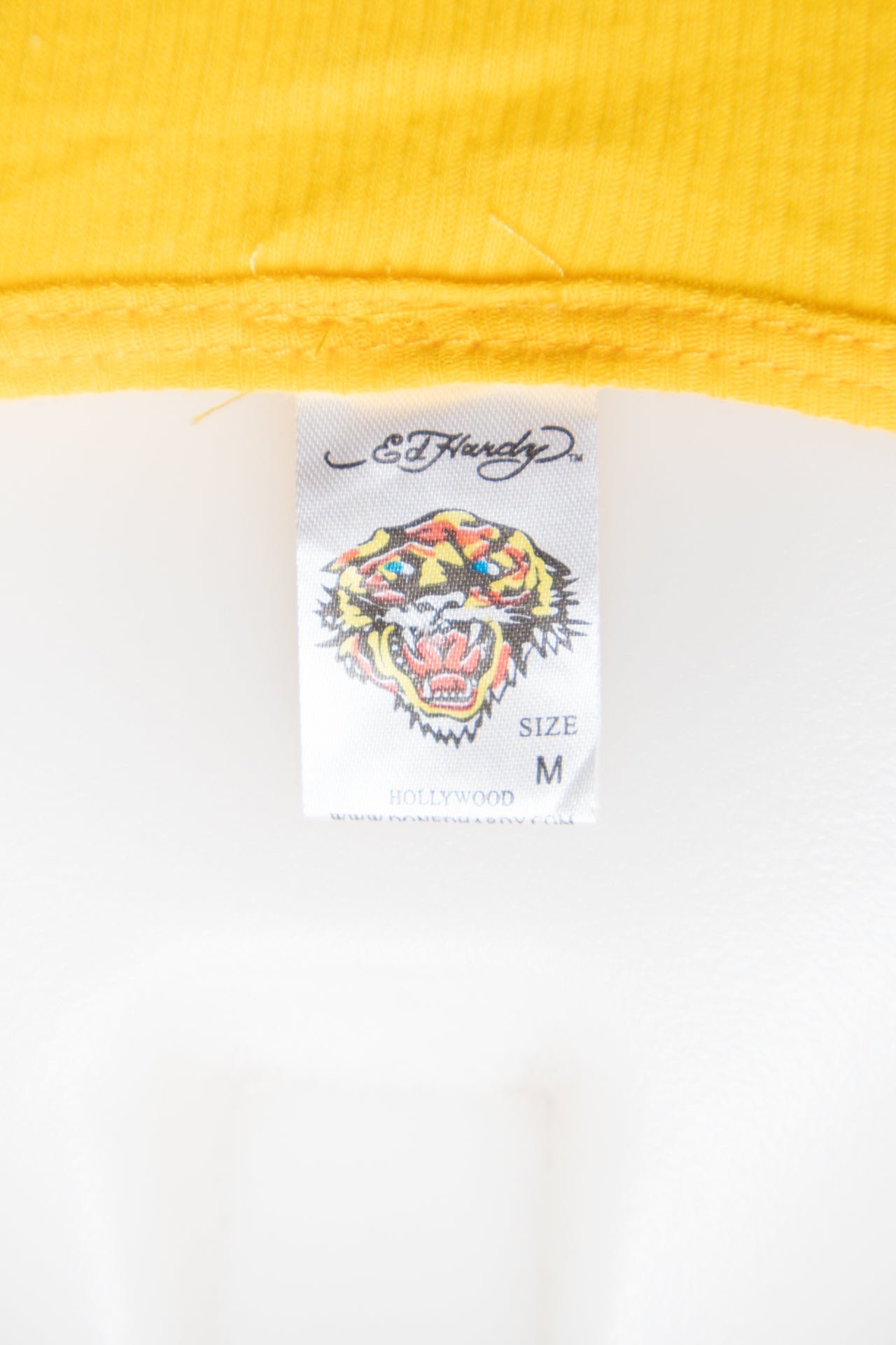 #91 Ed Hardy Tank Top Yellow | c. 191 | Size 8