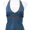 #064 Levi's Halter Top Blue | c. 207 | Size 8