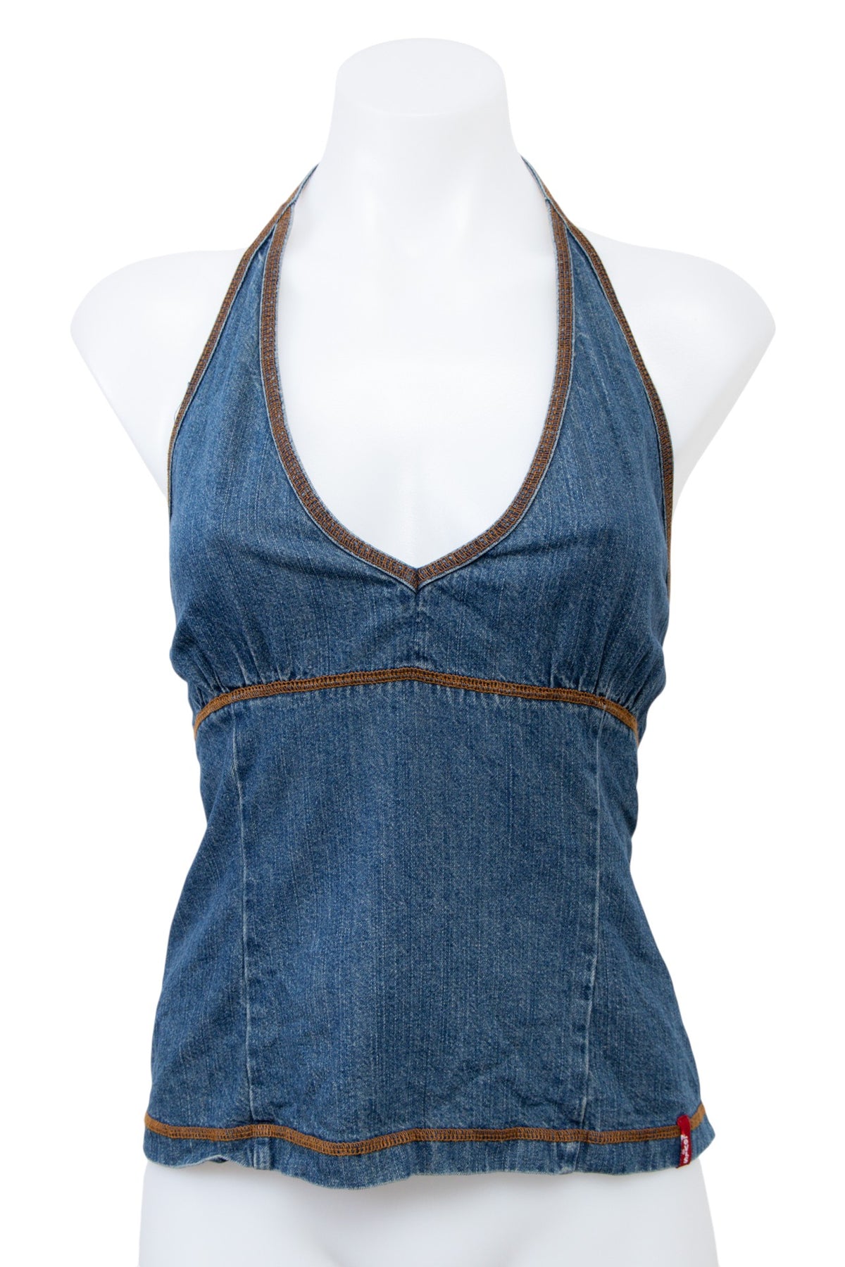 #064 Levi's Halter Top Blue | c. 207 | Size 8