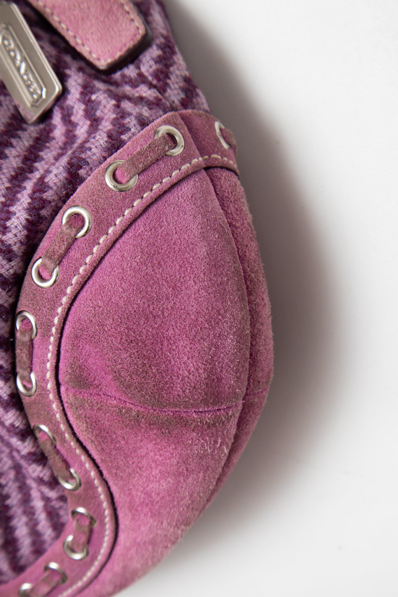 #175 Coach Shoulder Bag Purple | c. 187 | Size