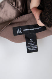 #028 Inc International Concepts Cami Top Brown | c. 201 | Size 8