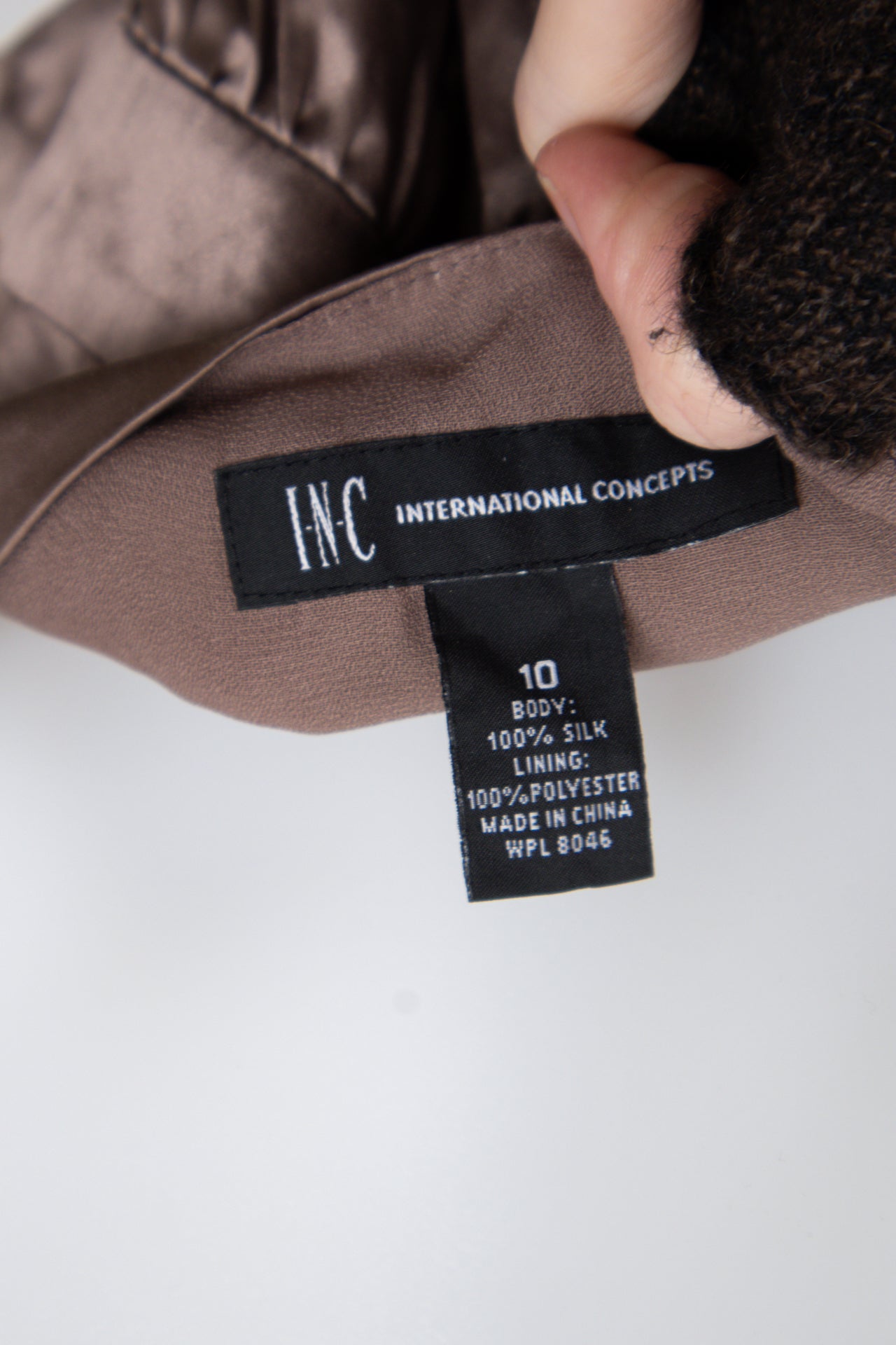 #028 Inc International Concepts Cami Top Brown | c. 201 | Size 8