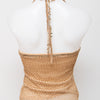 #074 Motivi Halter Gold | c. 209 | Size 8