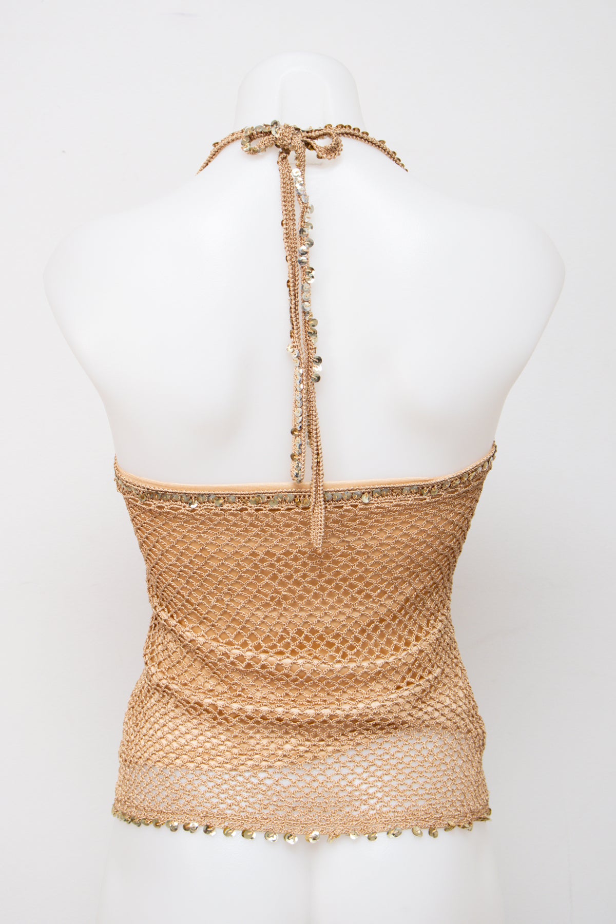 #074 Motivi Halter Gold | c. 209 | Size 8