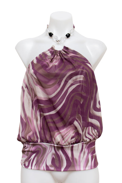 #15 Halter Top Purple | c. 190 | Size 8