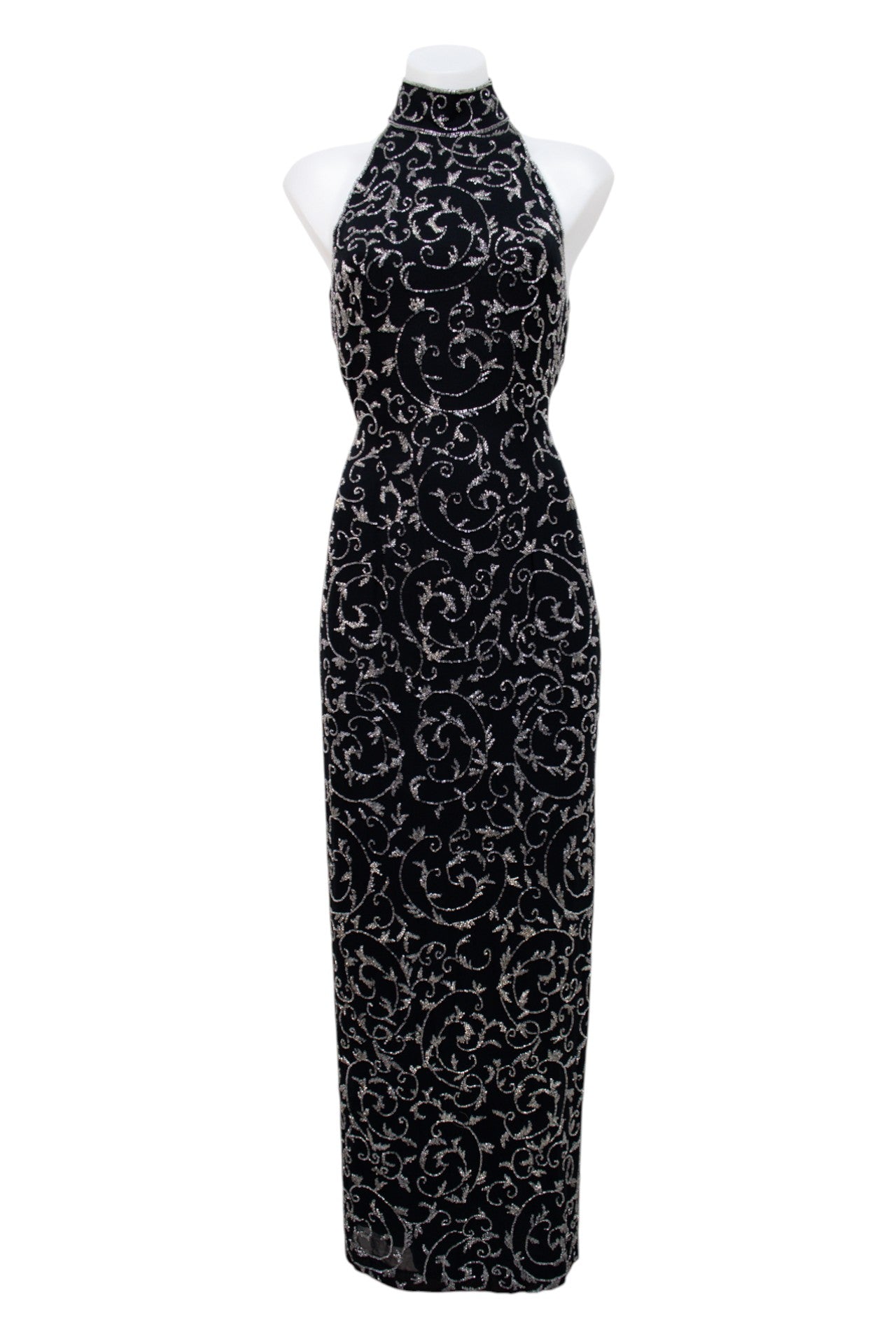 #094 Halter Top Black | c. 202 | Size 8