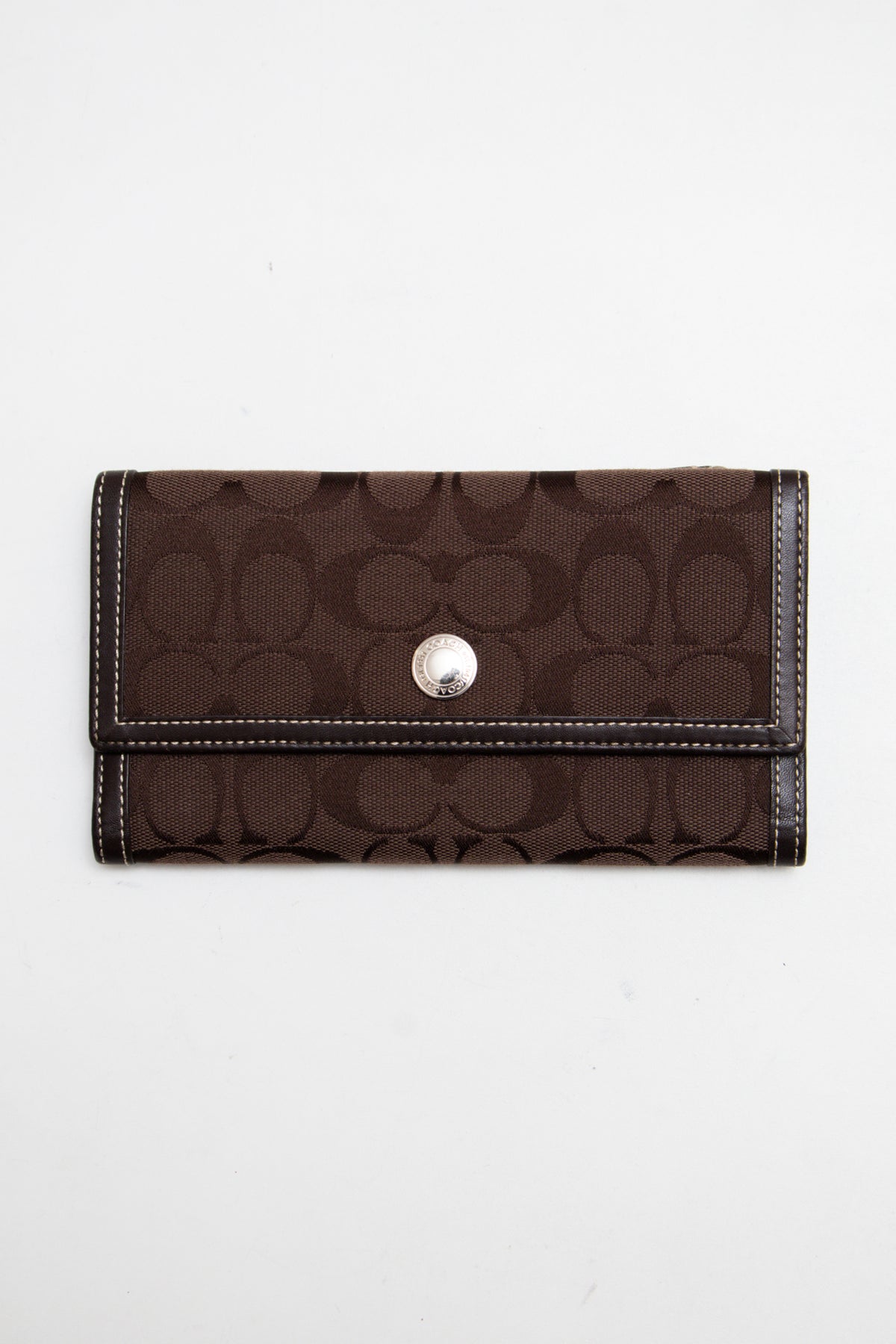 #005 Coach Wallet Brown | c. | Size