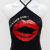 #158 Jennyfer Halter Top Black | c. | Size 6