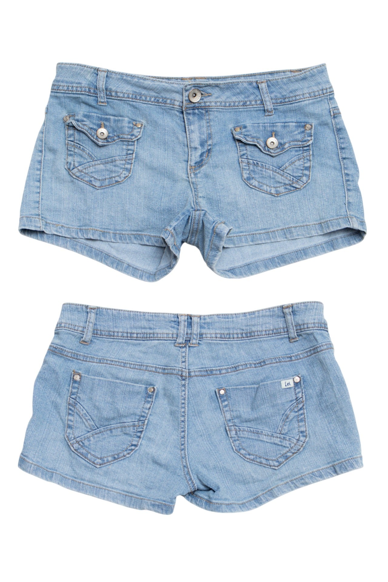 #184 L.e.i. Ashley Lauren Booty Short Blue | c. 209 | Size 8