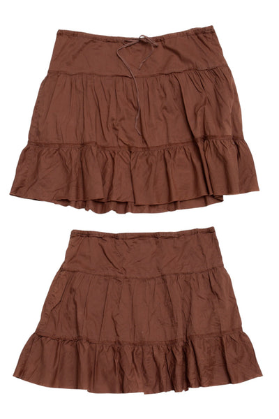 #156 Hollister Mini Skirt Brown | c. 209 | Size 10