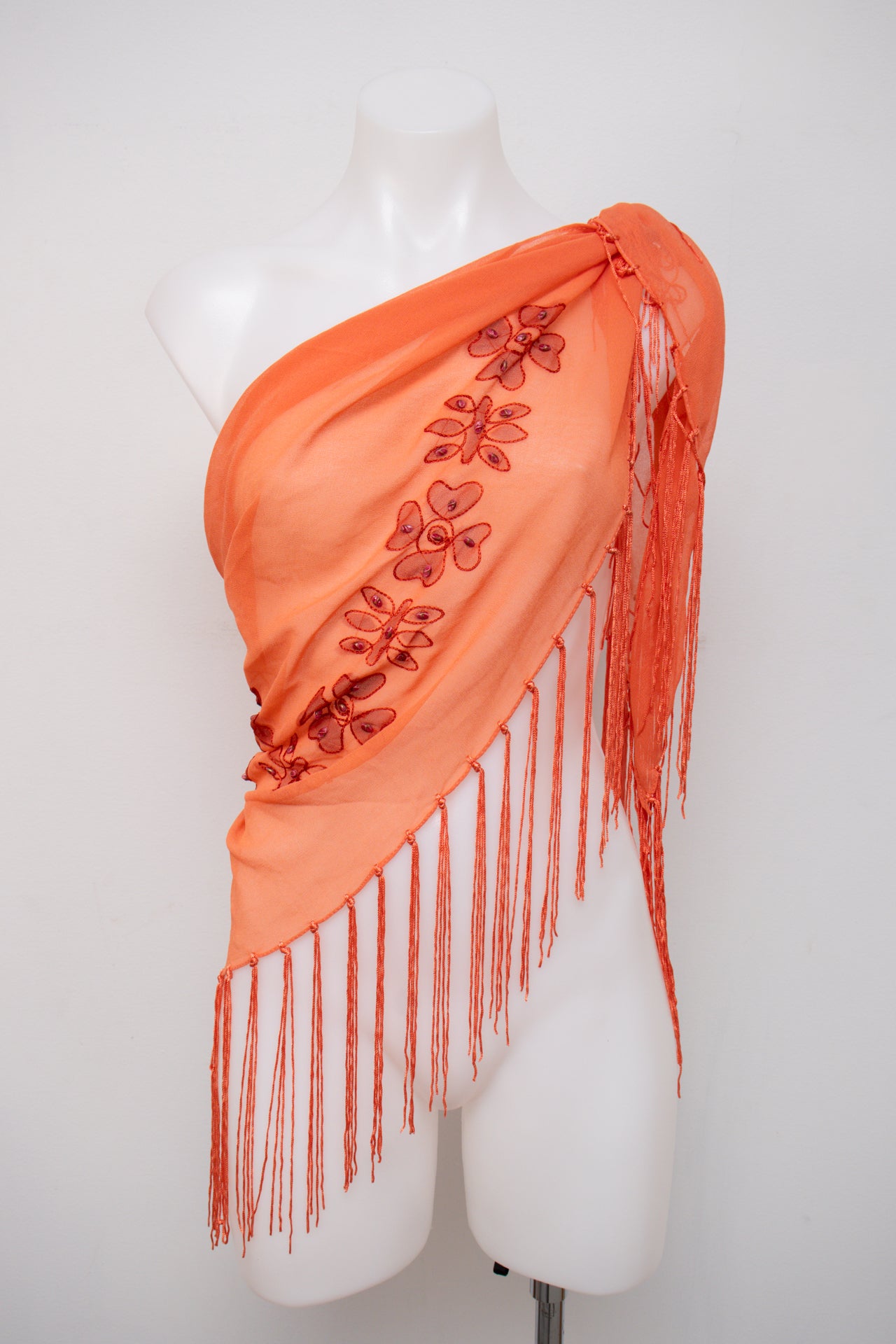#064 Bijoux Terre Shoulder Bag Orange | c. 203 | Size