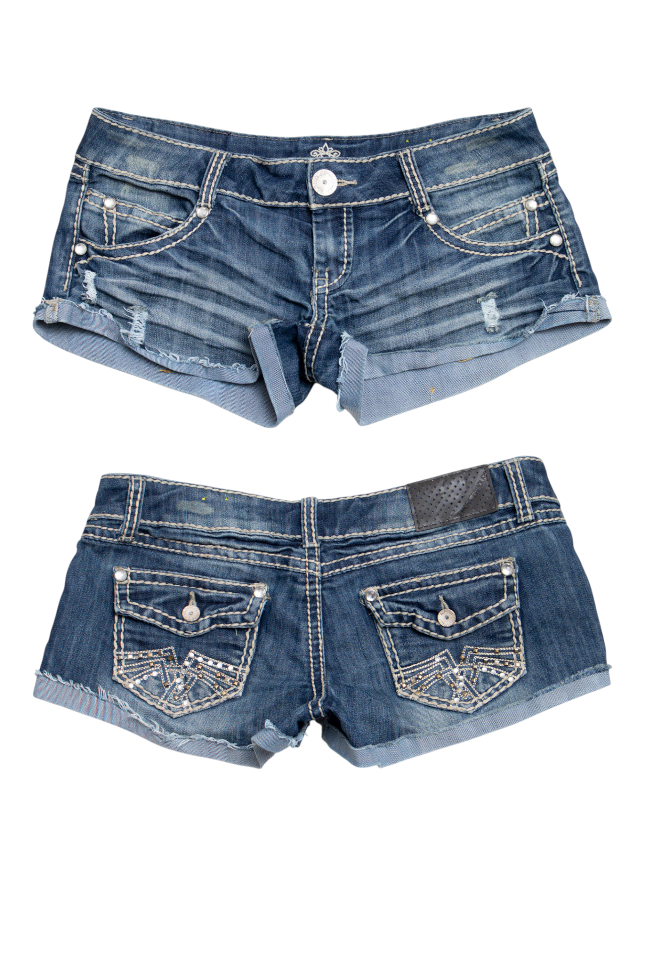 #077 Almost Famous Shorts Blue | c. 203 | Size 12