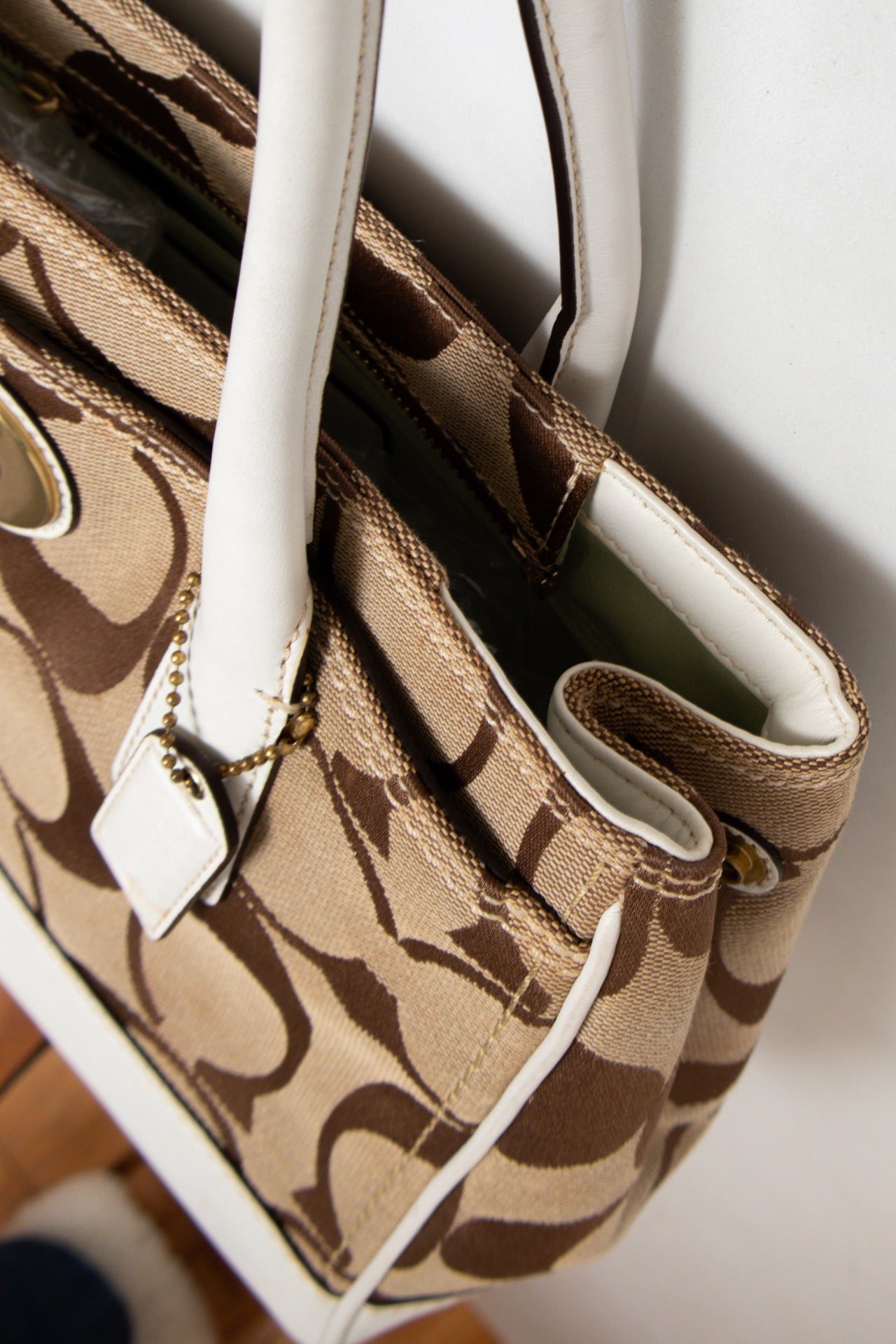 #192 Coach Shoulder Bag Brown | c. 189 | Size
