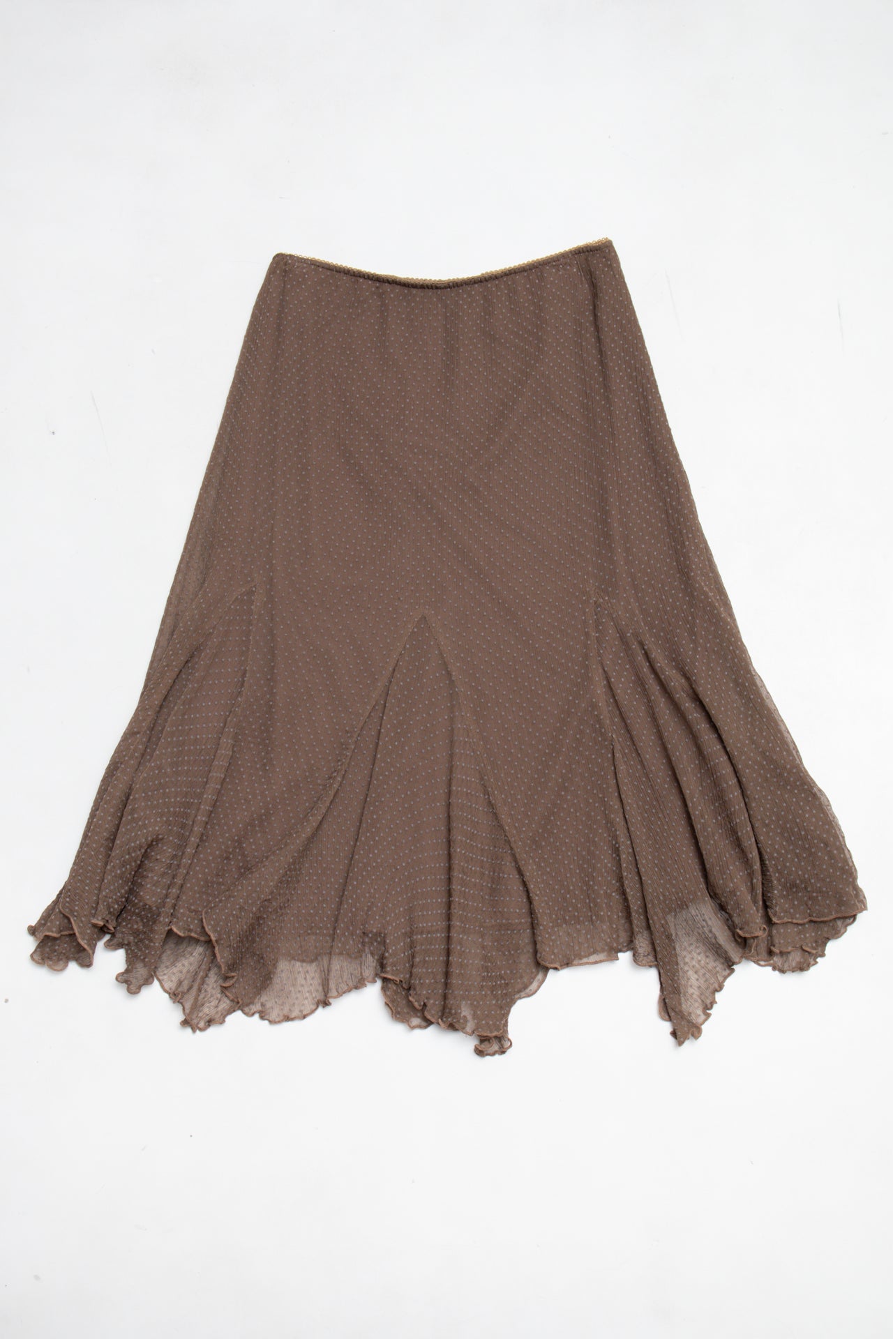 #112 Long Skirt Brown | c. 213 | Size 6