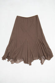 #112 Long Skirt Brown | c. 213 | Size 6