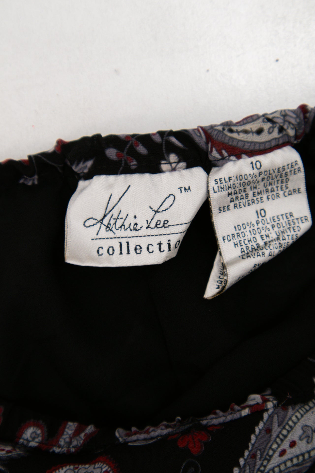 #164 Kathie Lee Collection Skirt Black | c. 202 | Size 10