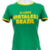 #69 X-cape Feeling T-shirt Green | c. 196 | Size 10/12