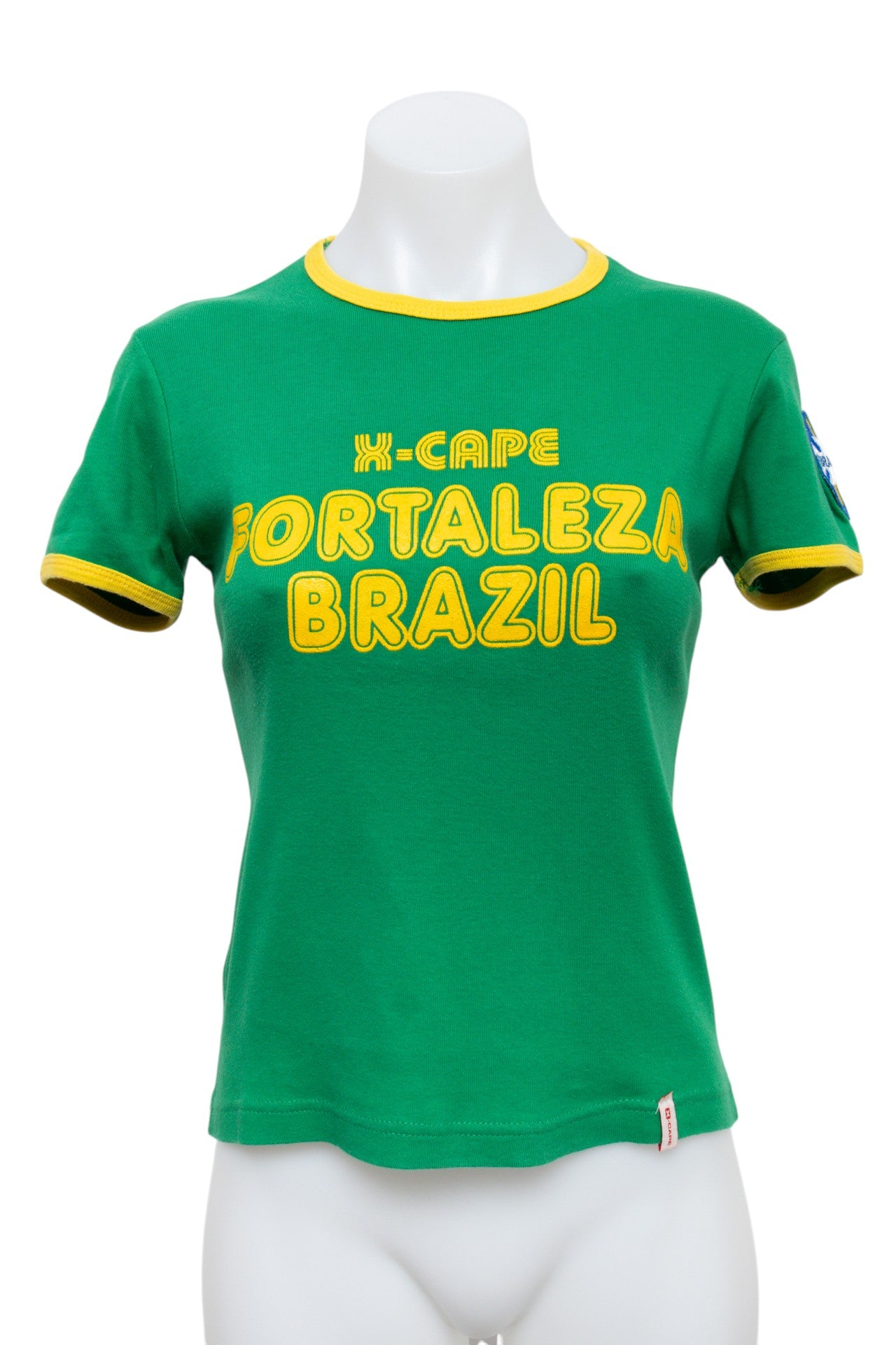 #69 X-cape Feeling T-shirt Green | c. 196 | Size 10/12