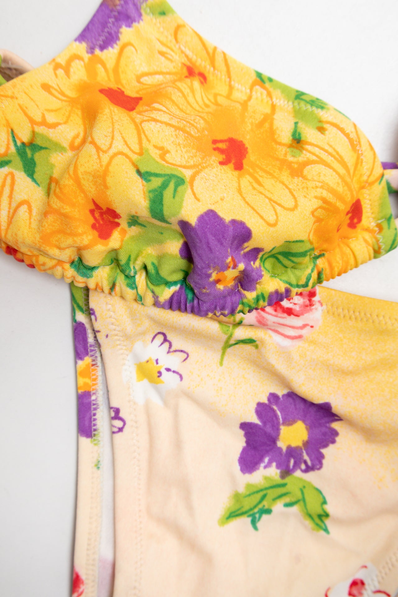 #036 Motivi Beachwear Bikini Yellow | c. 213 | Size 8
